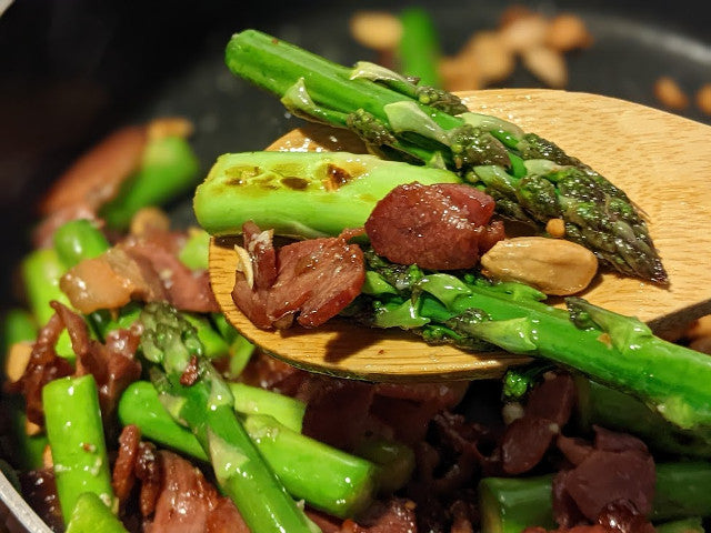 Quick Asparagus and Bacon