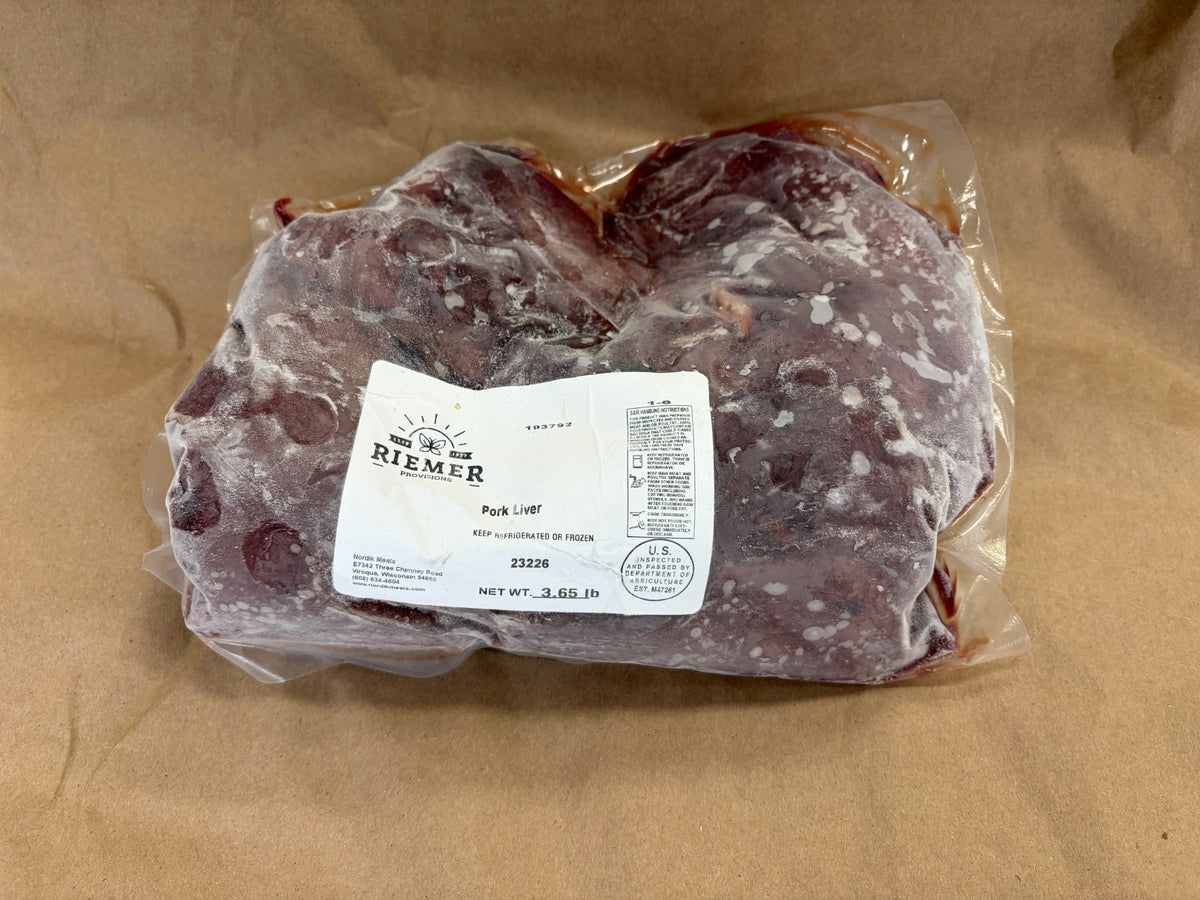 Pork Liver, frozen pack