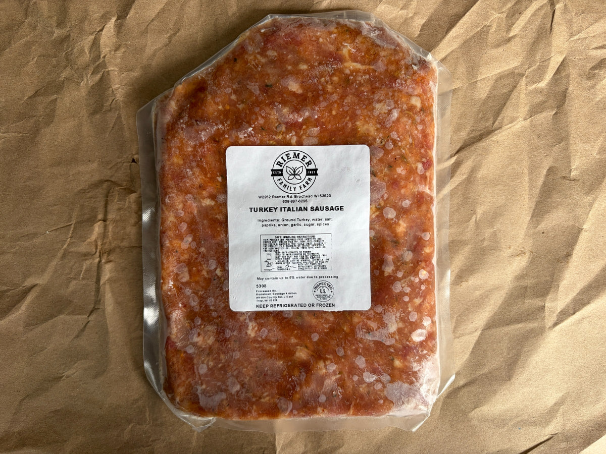 Turkey Italian Sausage, frozen pack