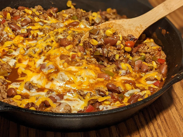 Easy Turkey Enchilada Skillet