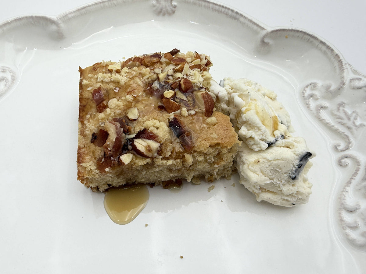 Maple Bacon Walnut Coffee Cake