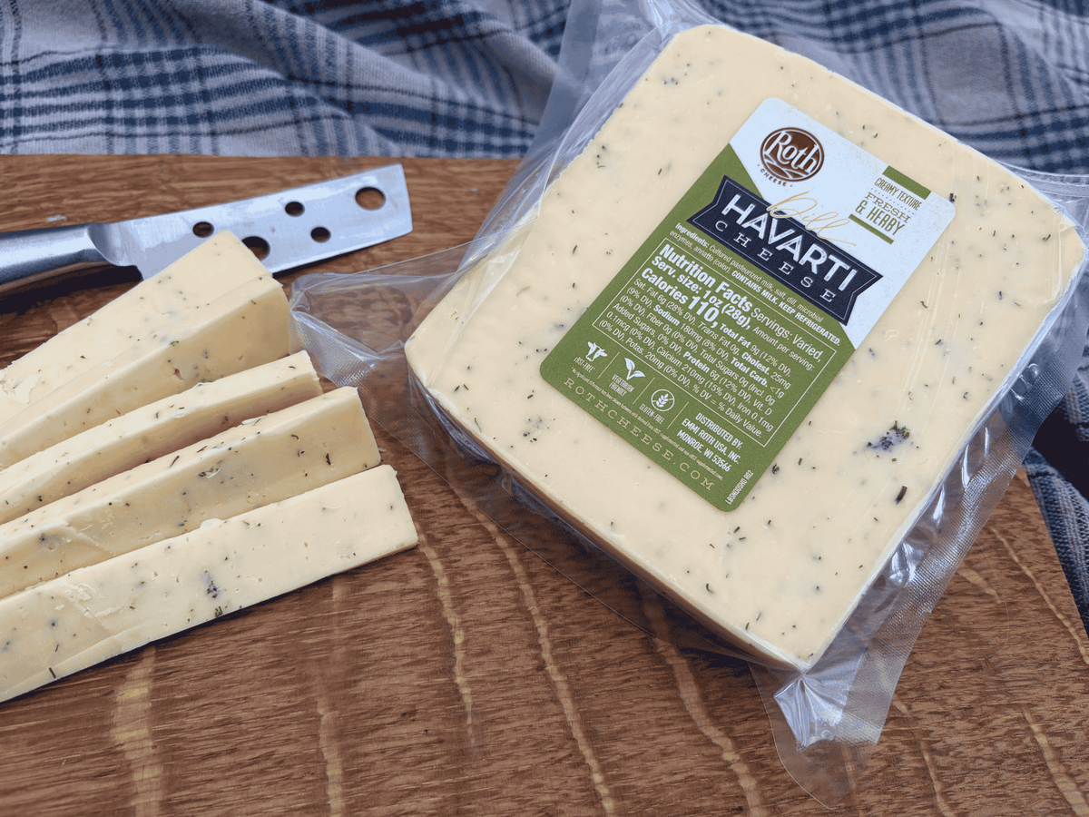 Dill Havarti Cheese Wedge