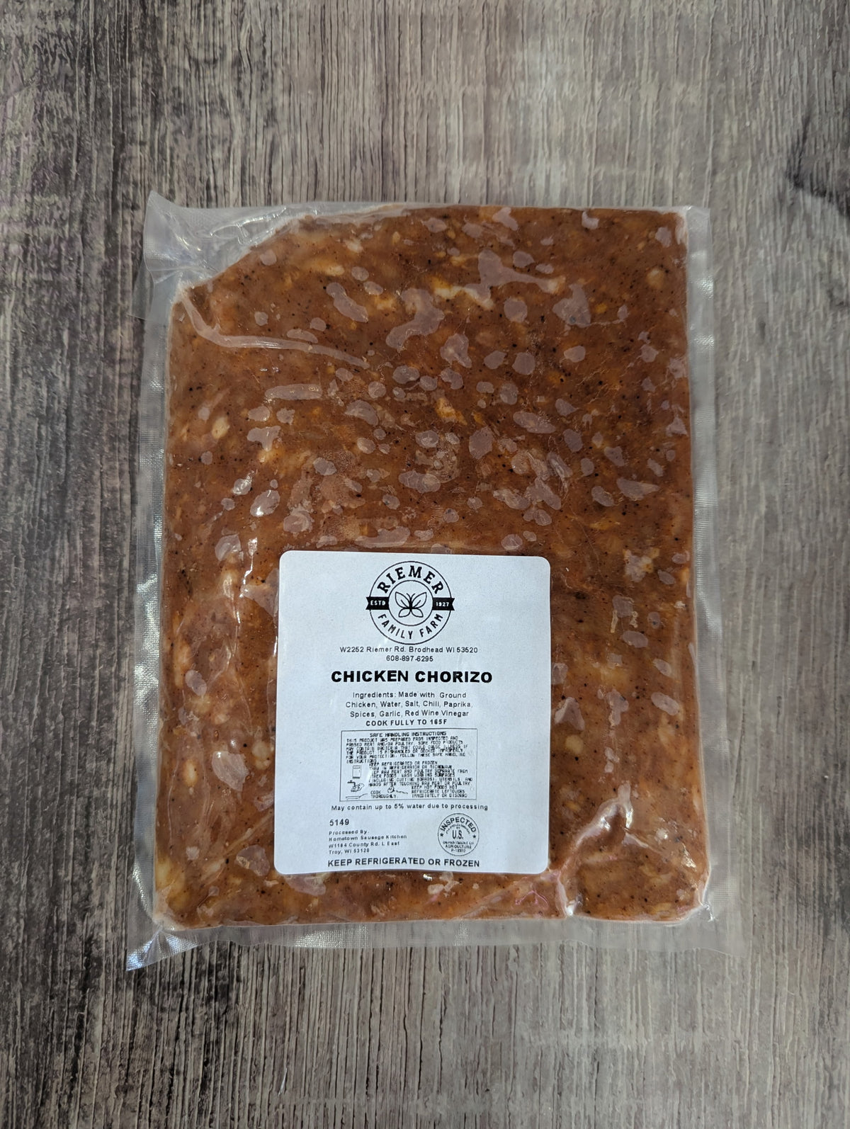 Chicken Chorizo Sausage - Ground