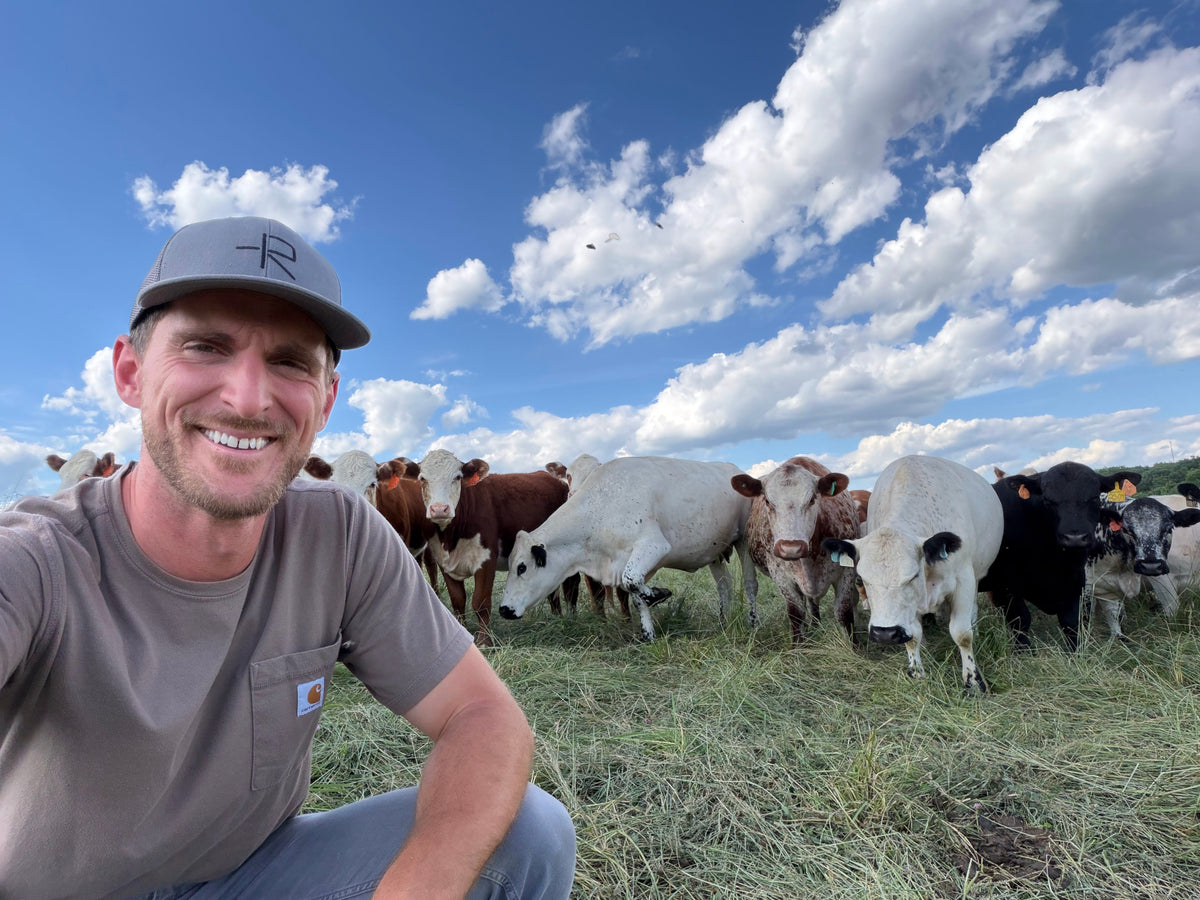 Jimmy with the Revival herd