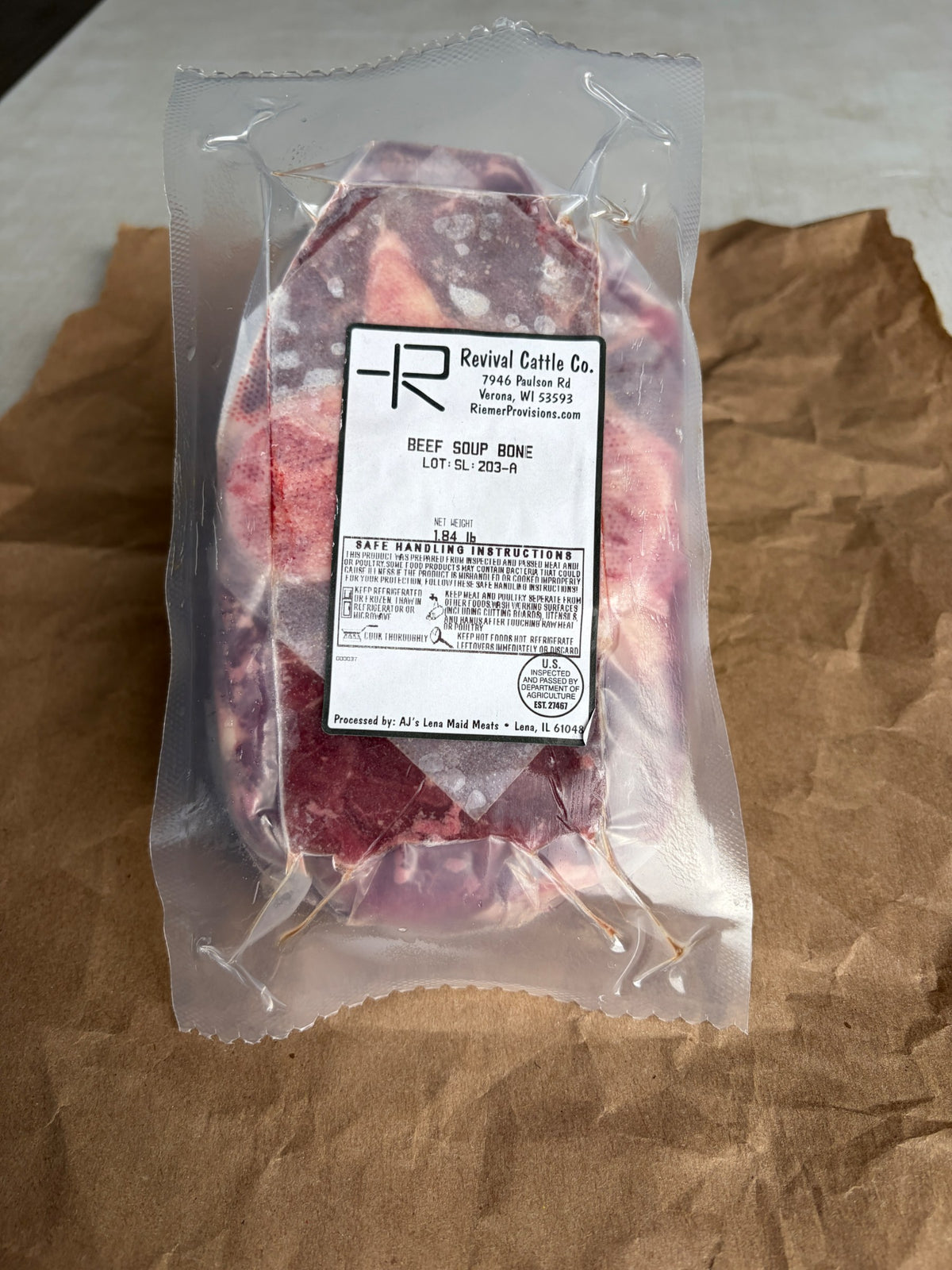 Soup Bones, frozen pack