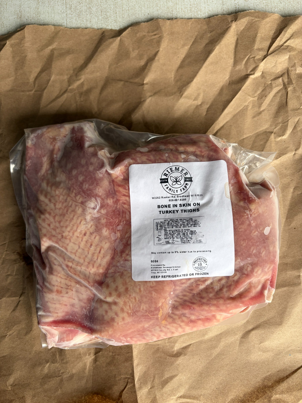 Turkey Thigh, frozen pack
